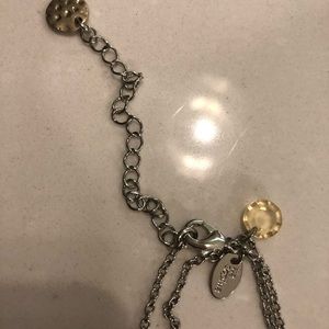 Lia Sophia Jewelry - Lia Sophia silver, gold and crystal necklace Lia Sophia Jewelry - Lia Sophia silver, gold and crystal necklace